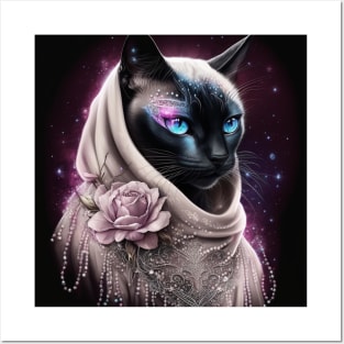 Extraordinary Siamese Cat Posters and Art